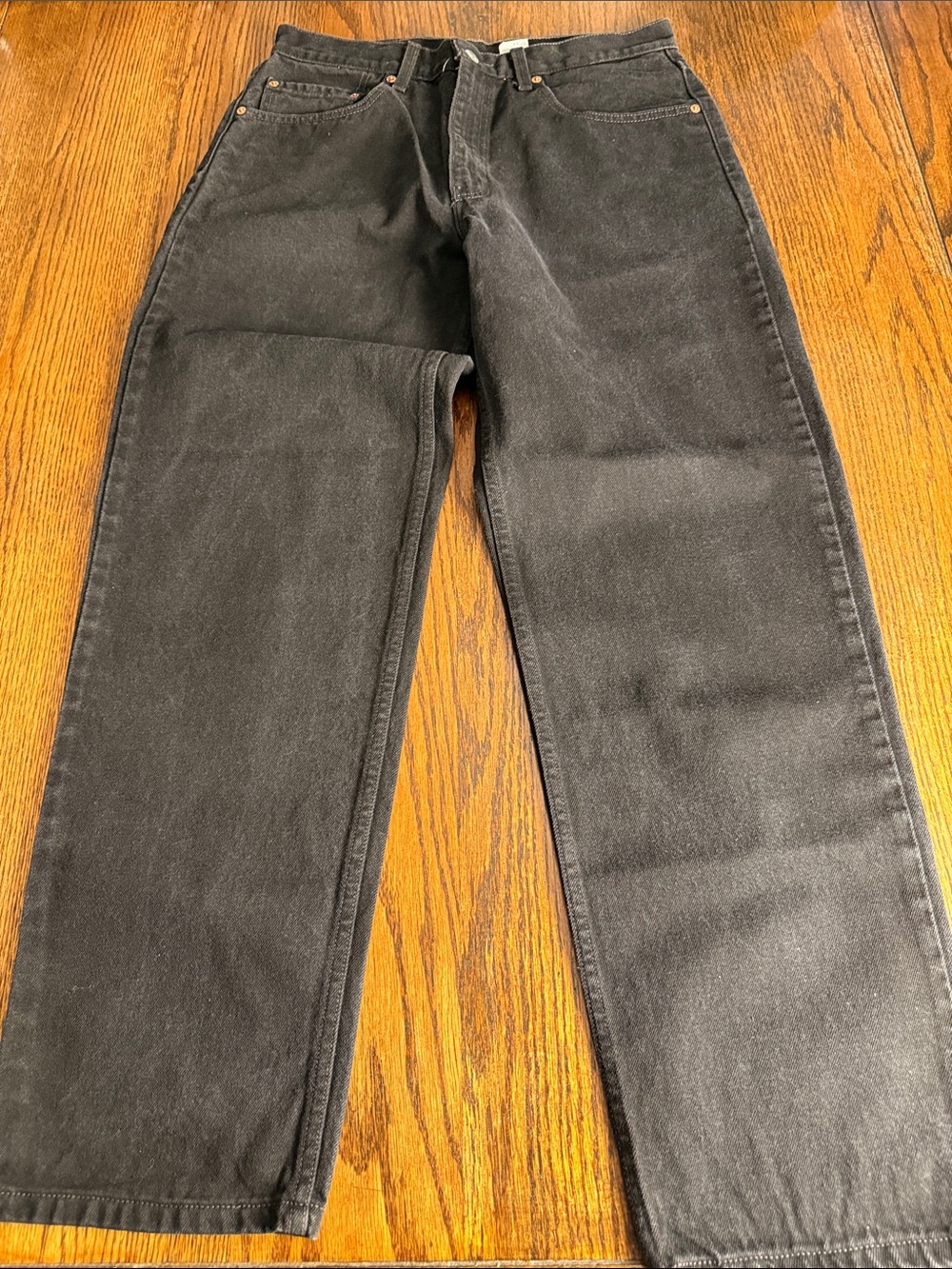 Vintage Levi’s 550 Jeans 34x30 Faded Black Relaxed Fit 90s Grunge